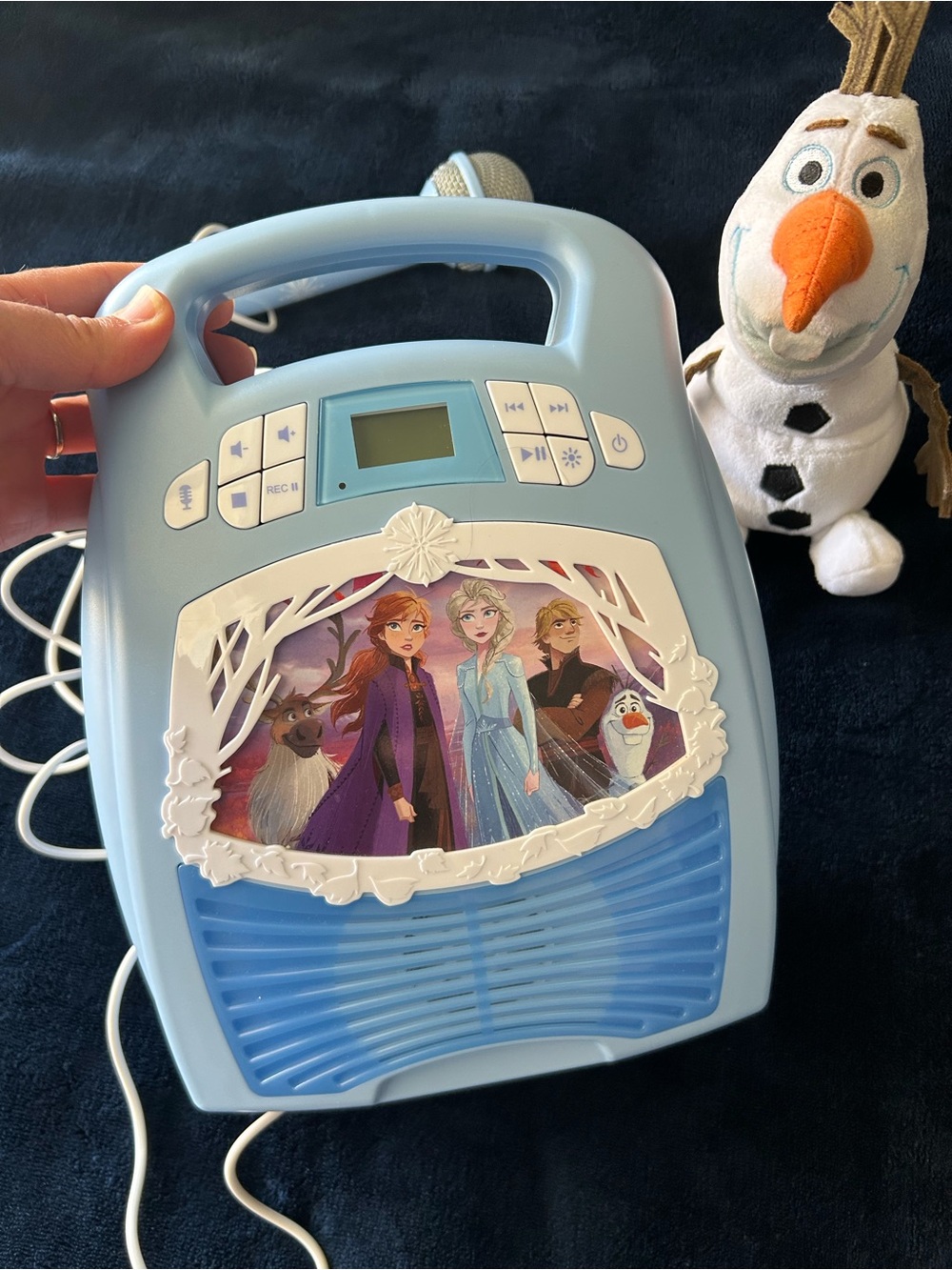Disney Frozen2 Bundle: Bluetooth MP3!Karaoke and Olaf Stuffy